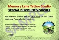 Tattoo Voucher, Tattoo Coupon, Cheap Tattoo, Singapore Tattoo, Good Tattoo, Tattoo Studio, Tattoo Palor, Tattoo Shop, Singapore Best, Top Female Tattoo Artist, Best Female Tattoo Artist, Tattoo Design, Singapore Artist